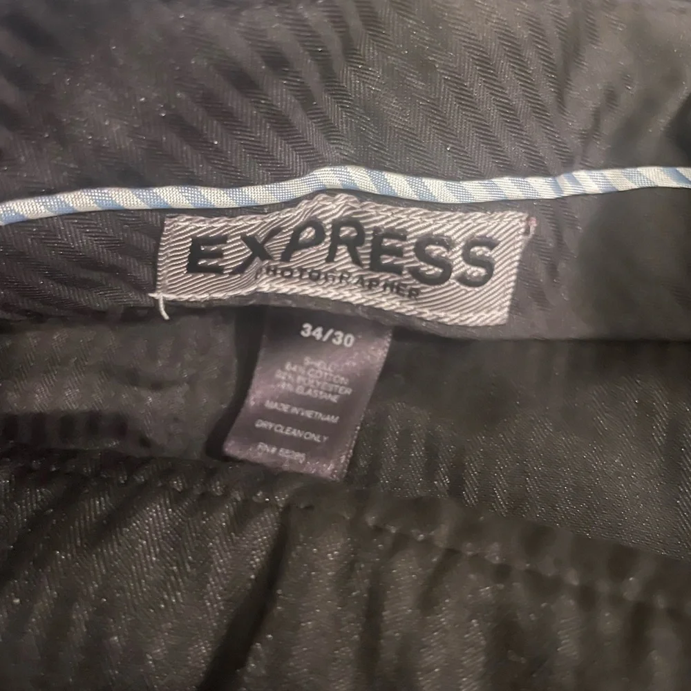 Express Men's Navy Chinos - Picture 5 of 5
